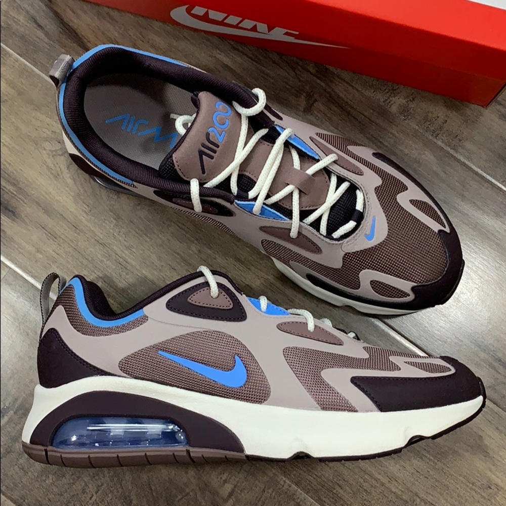 NIKE AIR MAX 200 plum eclipse/university blue Men’ - Picture 3 of 16